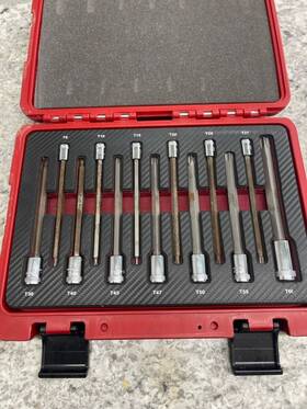 Ps5012213 Mac Tools Slt13rbrt 13 Piece Advanced Long Star Driver Bit Set