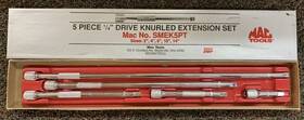 Smek5pt Mac Tools 5-piece 1/4 Inch Drive Knurled Extension Set Gal142634