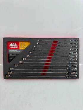 Srdbl1212pt Mac Tools 12 Piece Metric Flex Head Ratcheting Wrench Cp2010367