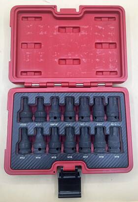 Svhp14rbrt Mac Tools 14pc 1/2 Inch Drive R.b.r.t. Metric/sae Impact Hex Mvp028759