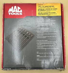 Mvp028468 Mac Tools Svmuep72b 7pc 1/2 Inch Drive Metric Universal Impact Extension