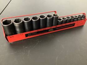 Sxdpm146tr Mac Tools 14-pc. 3/8 Inch 6-pt Metric 8mm - 24mm Deep Impact Socket Set