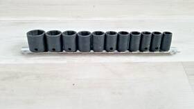 Xpg622 Mac Tools 11-piece 6-pt 3/8 Inch Drive Metric Impact Socket Set 10-19mm And 22mm