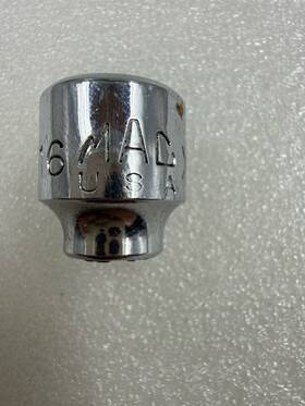 Mi1075181 Mac Tools Xs106r 1/2 Inch Drive Super Short Stubby Socket Usa