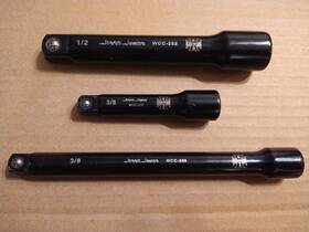 Wcc-252 Mac Jesse James West Coast Choppers Set Of 3 Socket Extensions 368 369