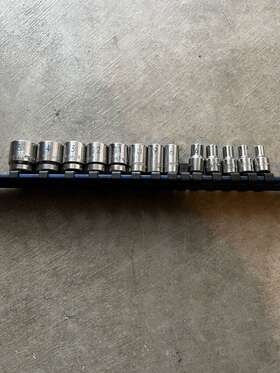 Sam146tb Matco Tools 146tb 14 Piece 1/4 Inch Drive Metric 6 Point Chrome Socket Set #sam146tb Missi