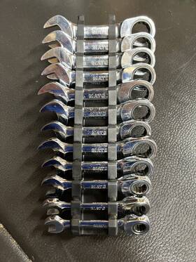 Pd4046918 Matco Tools 7grbmsm2 12 Piece 72 Tooth Metric Stubby Combination Ratcheting Wrench