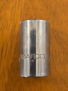 C16m6 Matco Tools Tool 16mm 1/2 Inch Drive Shallow Socket