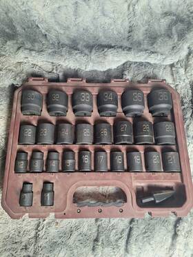 Cp20m2v Matco Tools Adv 1/2 Inch Drive 26pc Metric 12pt Impact Socket Set