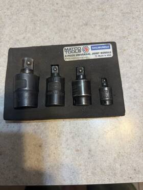 S4ujbundle Matco Tools Tools- 4 Piece Universal Set In Foam Holder Usa Made