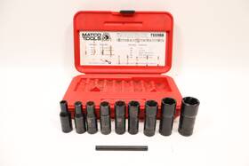 Tss9da Matco 9pc 3/8 Inch Drive Deep Twist Socket Set