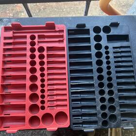 48-22-9486t Milwaukee Drive Ratchet And Socket Tray - Black/red