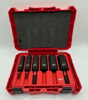 49-66-5125 Milwaukee Tools Shockwave Linemans 10pc 2 In 1 12pt Socket Set