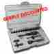 Mm-ss11co2s Metal Mulisha 17 Pc 1 4 Drive 12 Pt Sae Socket Set W Ratchet Extensions Case