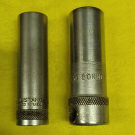 Ld26t Mustang Bonney Vintage Usa Tool Lot 13/16 Inch And Wwii War Finish 11/16 Sockets