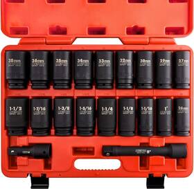 02347a Neiko 816914023246 3/4-inch Drive Socket Set Master 20-piece Sae And Metric