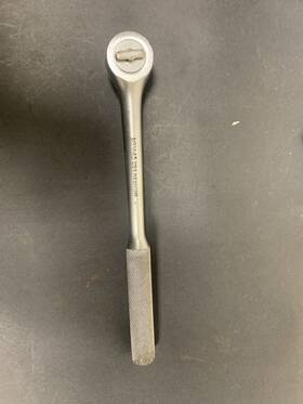Nbm-35 New Britain Vintage Nbm 35 Machine Co. 3/8 Inch Drive 7.5 Long Knurled Ratchet Usa
