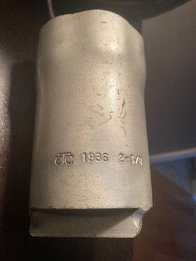 Otc 1936 3/4 Inch Drive Sae Locknut Socket 2-3/8 Hex Made-in-usa Vintage