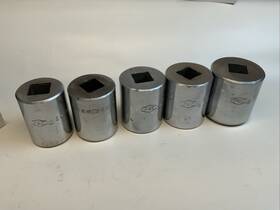 6028 P & C P&c 5pc 1/2 Drive 12pt Sockets 7/8 15/16 31/32 1 Inch 1-1/16 Usa