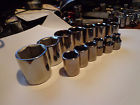 Pc. 8 " Point 6 4 Socket Craftsman Set 1 13 Usa "thru1 Drive Sae 3 Thru1