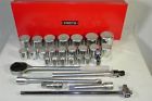 J55104 Pc " Ship Point Tool 29 Standard 3 Set Fast Drive Proto 4 Socket 12