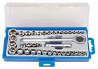 Pittsburgh 40 Pc 3 8 In 1 4 Drive Sae Metric Socket Set 792363479028