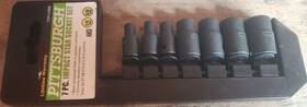 67898 Pittsburgh 67998 7pc Impact Star Socket Set 1/4 In 3/8 Steel Model