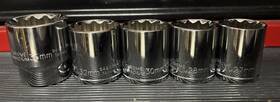 08217m Pm Popular Mechanics 4pc 1/2 Drive 12pt Metric Sockets 17 24 27 And 30mm
