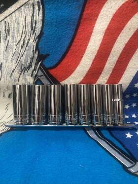 Power 700305691124 Torque 8 Piece 3/8 Inch Drive 6 Point Sae Impact Socket Set F