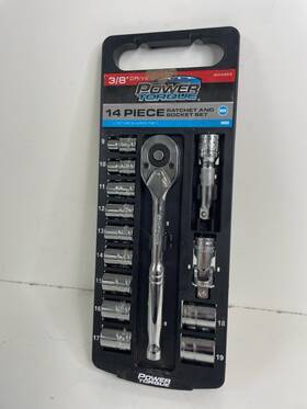 P24026401 Power Torque Gm4250 3/8 Inch 14 Piece Ratchet And Socket Set Model Gm4253
