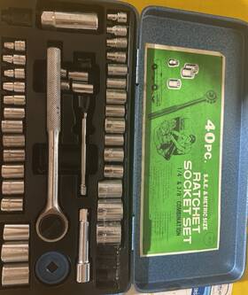 52-52x Pro Toro 52pc Sae And Metric Ratcheting Socket Wrench Set 1/4 3/8 1/2 Steel
