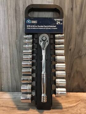 Psl033945 Project Source 5705512 21pc 3/8 Inch Socket Set