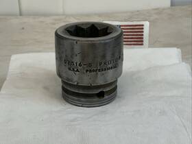 07516-s Proto Professional 1 Inch 3/4 Drive 8pt Impact Socket Usa Made