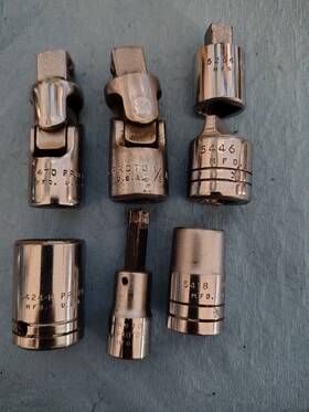 5470 Proto Challenger Vintage And By Socket Lot - 1/2 Inch Dr Made In Usa
