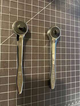 Gw-9945g Proto 2pack Blackhawk 1/4 Inch Thin Profile Fully Polished Ratchet 72 Tooth