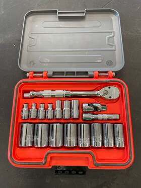 Pd4051732 Proto Tools 2054a 19pc 3/8 Driver Socket Set