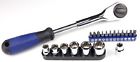 0409432 Ratchet Double Drive " Socket 3 Set Piece Kobalt 20 8 Extendable Standard