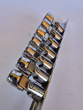 40113 S-k Sk 7 Piece 3/8 Drive Standard Sae Flex Socket Set To 3/4