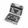 Sbclek-92-839 Stanley Tools Socket Set Auto Boat Truck Black Chrome Laser Etched 99 Piece Kit 076174928396