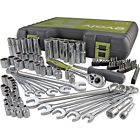Set 101pc Sockets Wrenches Craftsman Mechanics Case Carry Garage Tool Evolv