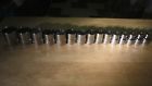 Set Drive 6-21mm " Lot 3 15pc Craftsman Mm 8 Tools Metric Usa Sockets 12pt