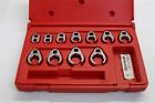 Srbcfn11b Set Pc Thru 11 8 Crowfoot Matco " Flare Drive 1 3 Sae Nut Wrench