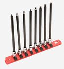 77191 Set Rail Hex Sae 8 Bit 4 " Wiha Piece Drive 1 Socket