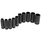 16886 Set Sockets 1 Craftsman Tools 2 6pt 10pc Impact " Deep Sae Mechanics Evolv