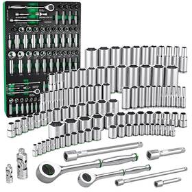 160-p Sk 025141110494 1/4 Inch And 3/8 Drive Socket Set With Ratchet 105-piece Sae Metric Sup
