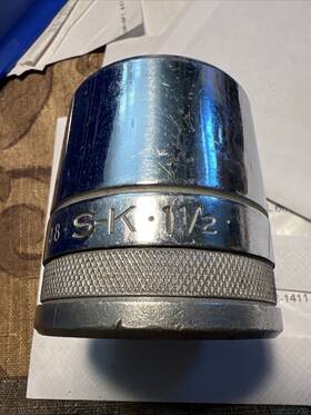 41148 Sk S-k Professional Socket #41148 Steel Chrome 1- 1/2 Inch