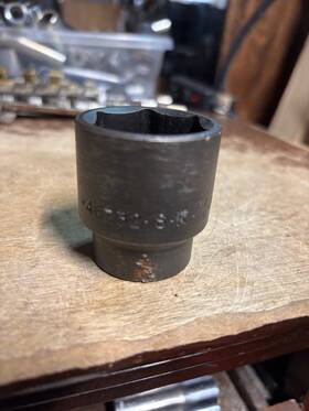 46232 Sk S-k Impact Socket 6pt 32mm 1/2 Inch Drive Black Oxide Usa Tool