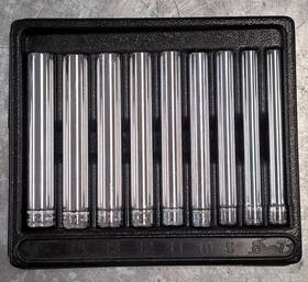 Qtp024775 Snap-on 109stmml 9pc 1/4 Inch Flank Drive 6pt Metric Extra-deep Socket S