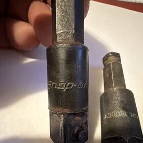 A301a Snap-on Socket Adapter Steel Black Made In Usa Set Of 4