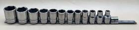Mvp007333 Snap-on Cdrr761 6 Point Sae 12pc Socket Set 3/8 - 1 1/8
